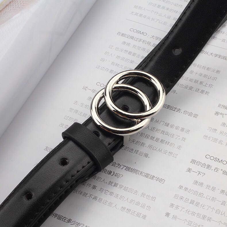 Thắt lưng nữ vòng tròn đôi phong cách Hàn K507