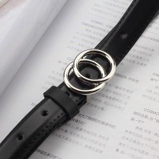 Thắt lưng nữ vòng tròn đôi phong cách Hàn QA504