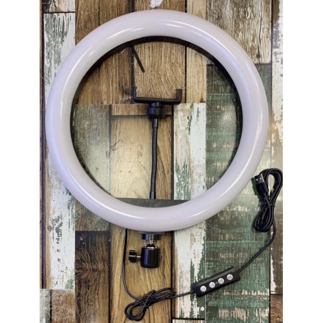 Đèn Livestream, đèn chụp ảnh, 26cm 30cm 36cm đi kèm Chân đỡ đèn bằng sắt dài 2m1 nhập khẩu mới 100%