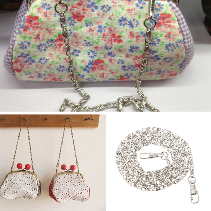 New Metal Purse Chain Strap Handle Shoulder Crossbody Bag Handbag Replacement
