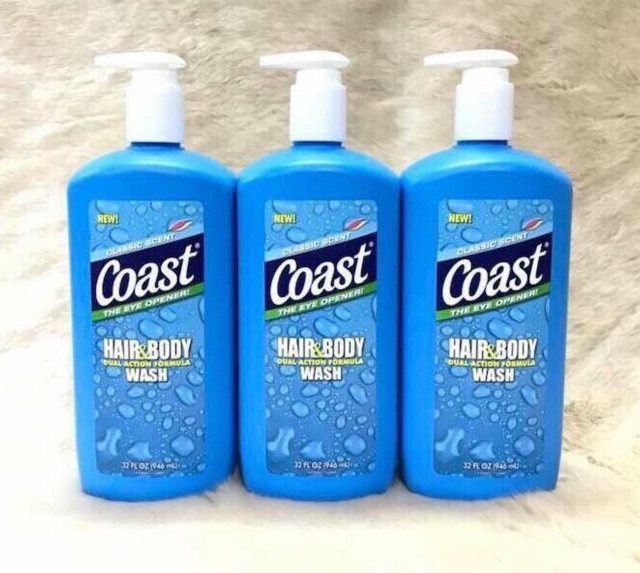 🌊Tắm gội toàn thân COAST Hair & Body Wash - Mỹ🌊