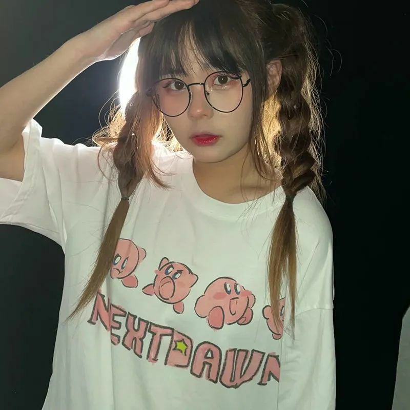 Áo Thun Tay Lỡ 100% Cotton Unisex Form Rộng Ulzzang Heo Cute