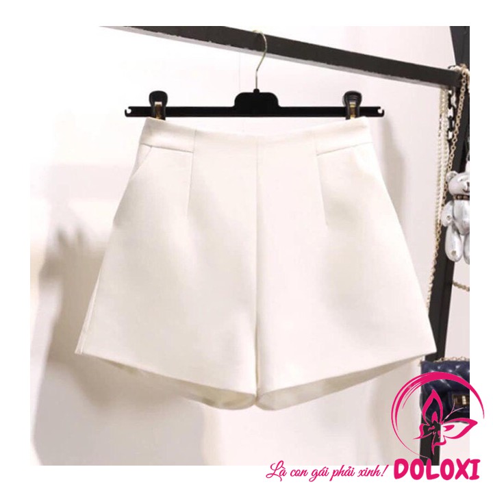 Quần short nữ lưng cao đẹp vải tuyết mưa cao cấp Hàn Quốc Q032 | BigBuy360 - bigbuy360.vn