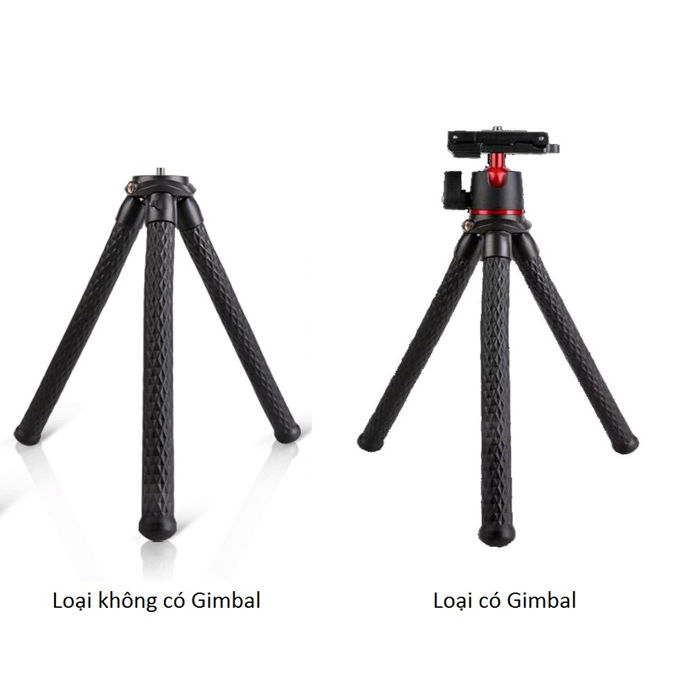 Chân Đế Gimbal Bạch Tuộc Cho Điện Thoại Và Máy Ảnh YT-138A