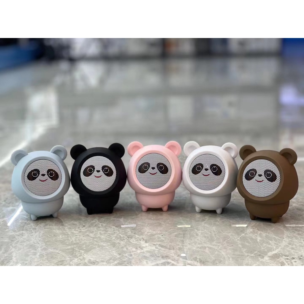 Loa Bluetooth GẤU TRÚC "BĂNG ĐÔN ĐÔN" Không Dây Bass Mạnh Nhiều Màu Dễ Thương Nhỏ Gọn Cực Hot