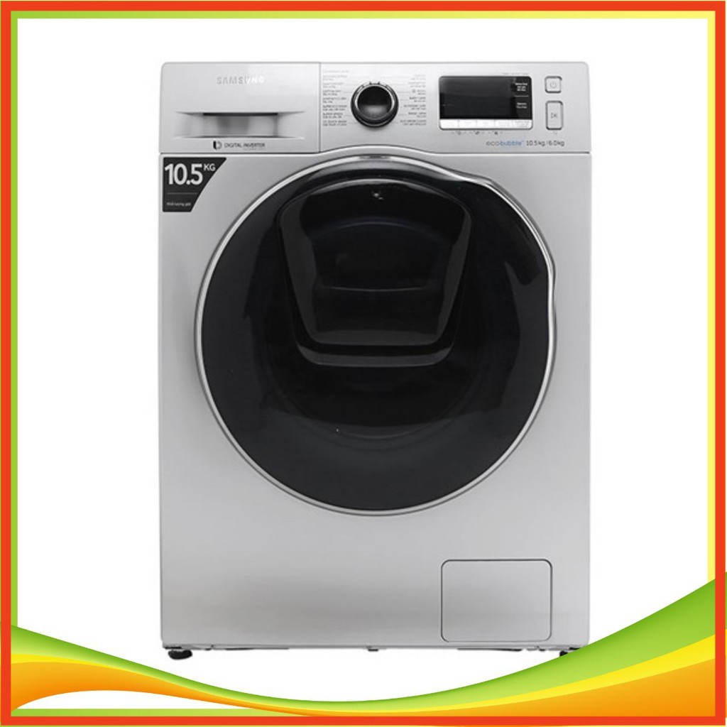 _ Máy giặt 10.5kg Cửa ngang Samsung WD10K6410OS/SV