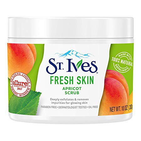 Kem tẩy tế bào chết toàn thân hương mơ St.Ives Fresh Skin Apricot Scrub 283g