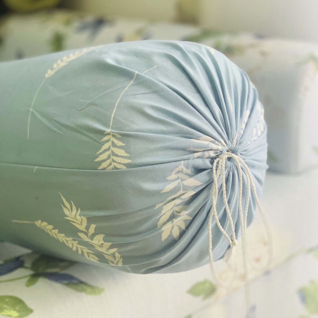 Vỏ gối ôm Cotton dây buộc 35x100cm