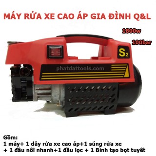 Máy rửa xe mini gia đình QL