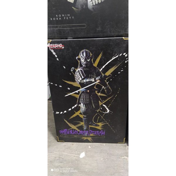 FIGURE MEISHO BLACK ARMOR SPIDERMAN MÔ HÌNH NHÂN VẬT SIÊU ANH HÙNG AVENGER