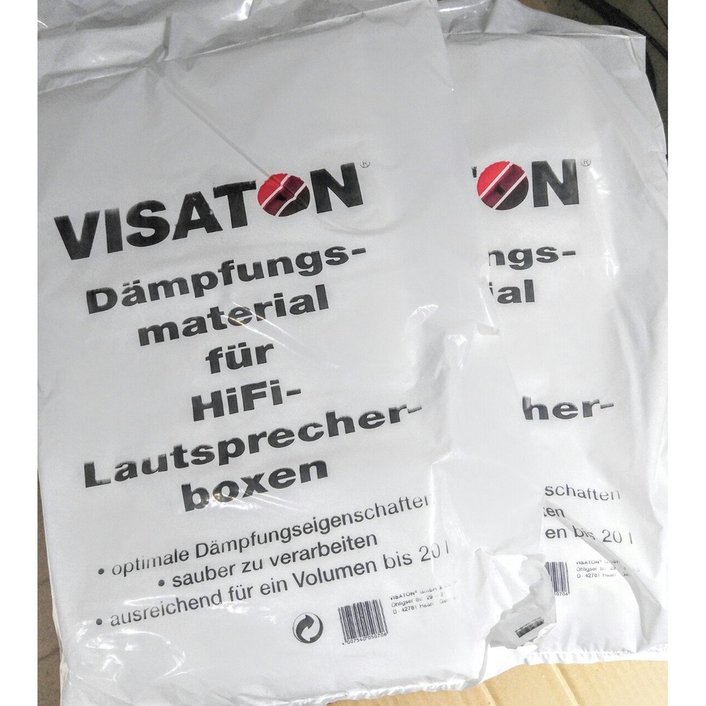 Bông Tiêu Âm lót thùng loa của Visaton (Sản xuất tại Đức)
