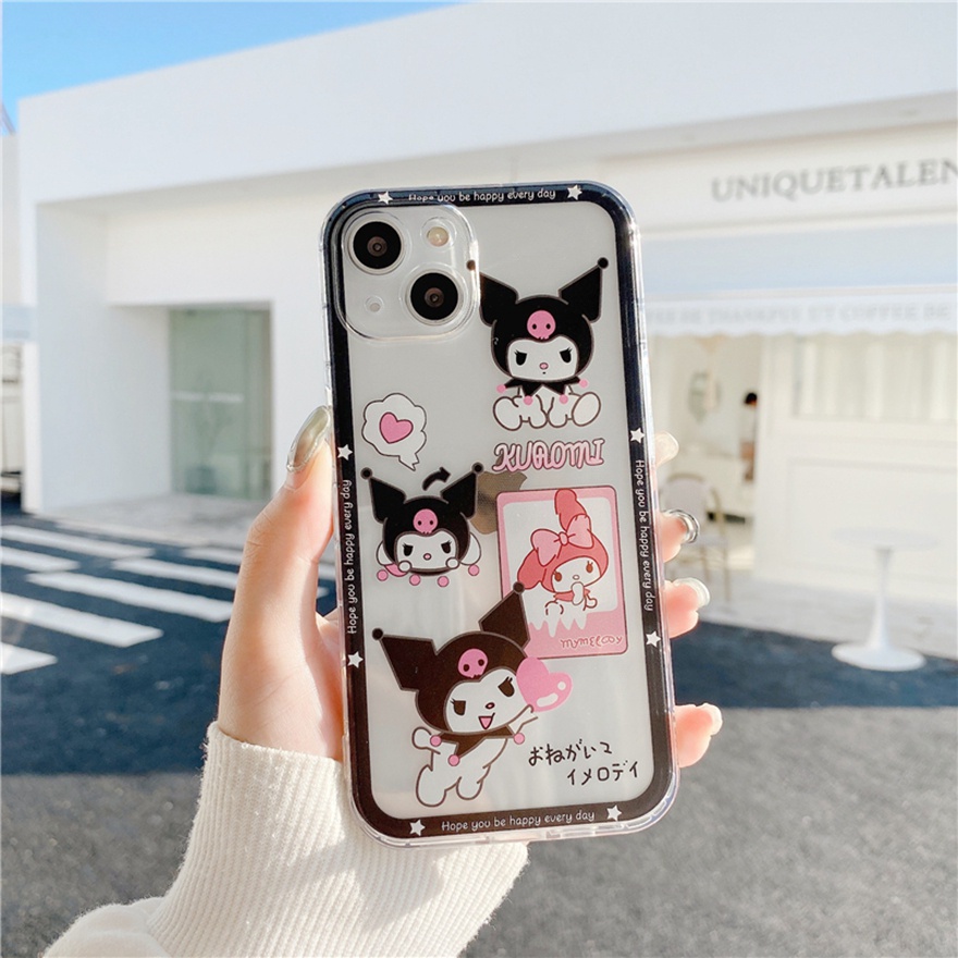 Ốp điện thoại mềm họa tiết hoạt hình My Melody thích hợp cho iPhone 13 12 11 Pro Max SE2020 X Xr Xs Max 7 8 Plus