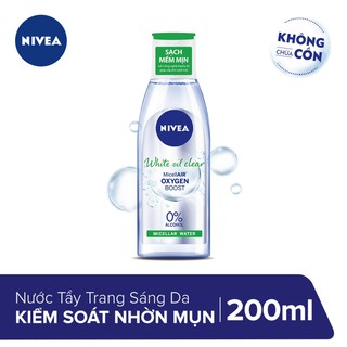 Nước Tẩy Trang Kiểm Soát Nhờn Mụn Nivea Micellar Water 200ml