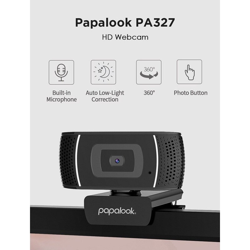 Toàn Bộ Webcam Tích Hợp Micro Hd Tự Điều Chỉnh Tiện Dụng Cho Laptop / Máy Tính / Phát Trực Tuyến Pa327 | BigBuy360 - bigbuy360.vn