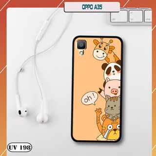 Ốp lưng nhám OPPO A35 in hình
