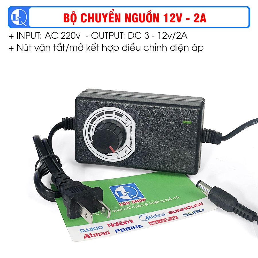 Bộ chuyển nguồn 12V - 2A | Adapter 12V-2A (loại tốt)