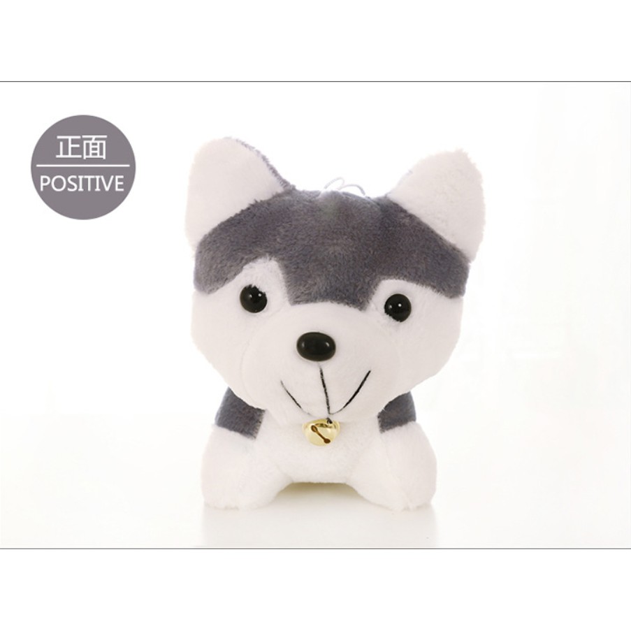 Thú nhồi bông hình chó Husky 25cm