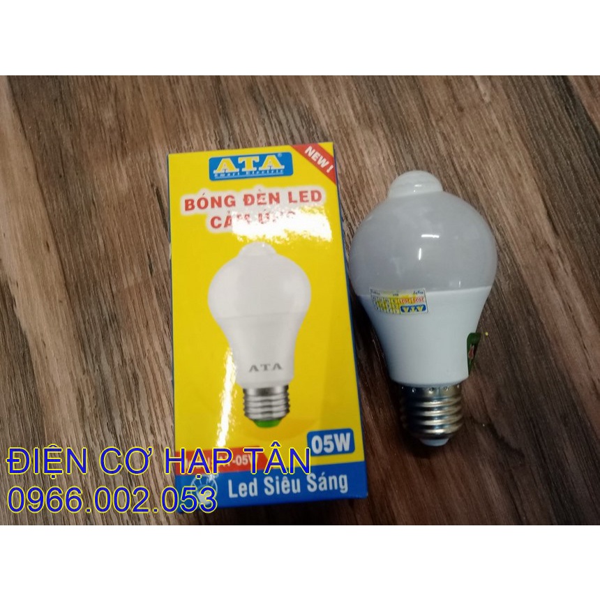 BÓNG ĐÈN THÔNG MINH-TỰ ĐỘNG BẬT TẮT KHI CÓ NGƯỜI RA VÀO- 5W