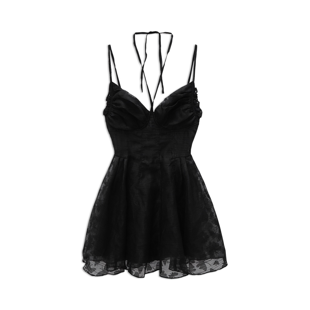 Đầm Ngắn Nữ Lace Sun Dress , Chất Vải Ren Thoải Mái , WDN000242 ,SOMEHOW