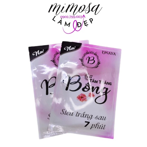 tắm trắng bông bật tone siêu trắng