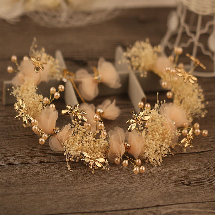 Combo Cài Tóc Hoa Đính Kèm Nơ CỰC XINH MS: CA22 - Hưng Long PC