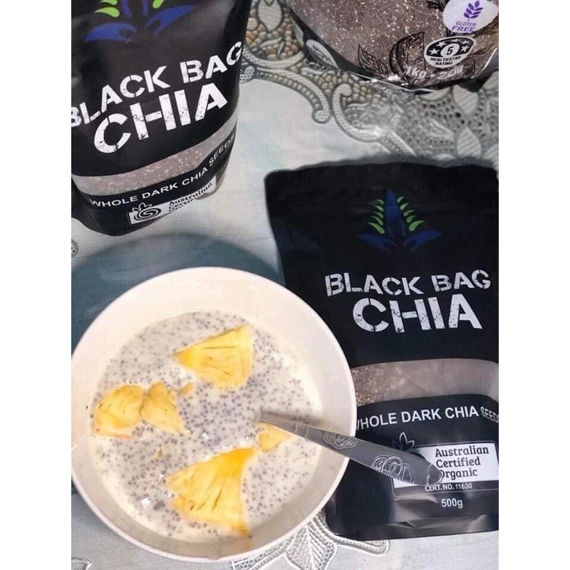 [Date 12/2025] Hạt Chia Úc - Black Bag Chia 500g