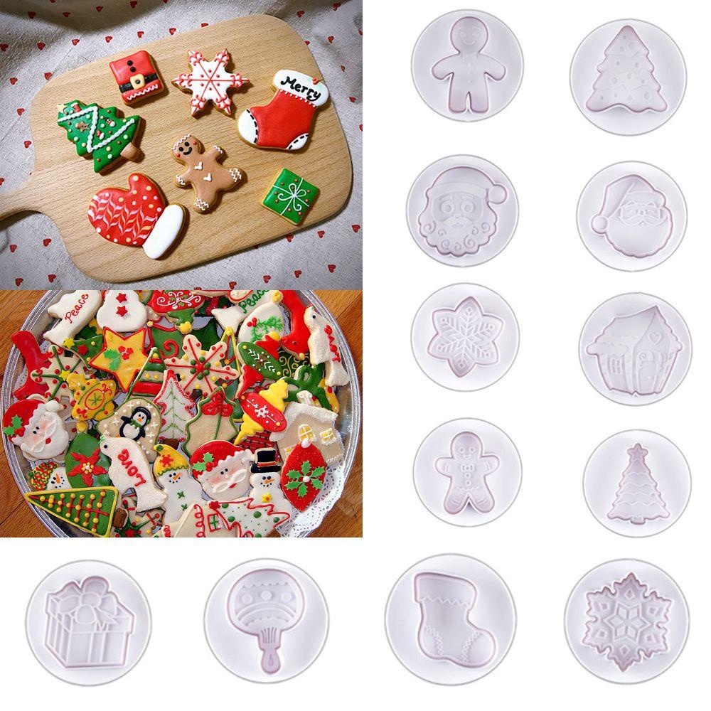 Khuôn Làm Bánh Tạo Hình Ông Già Noel DIY Mới