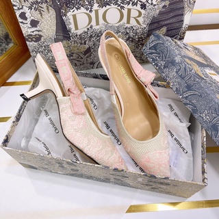 Sandal jadior thổ cẩm hoa quai nơ fullbox