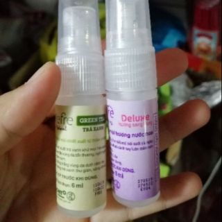 Xịt khử mùi 6ml refre chỉ còn tím