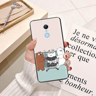 Ốp lưng Xiaomi Redmi GO Viền dẻo TPU hình Gấu Trắng Vui Vẻ