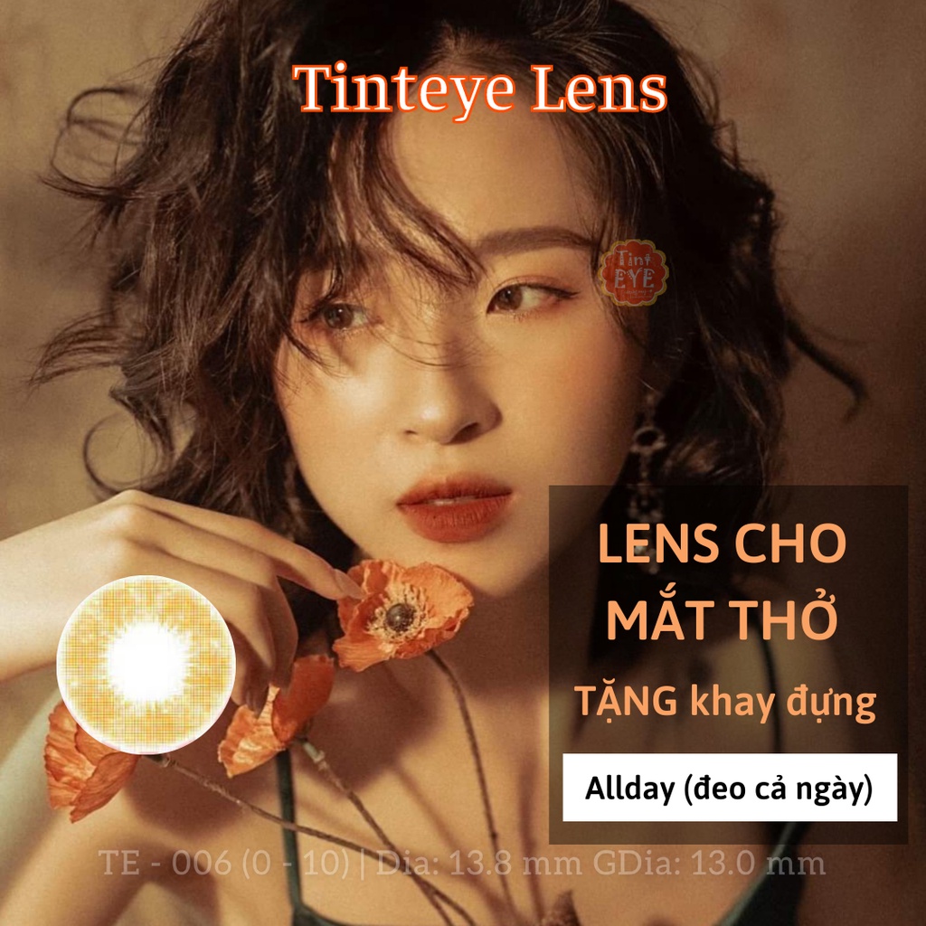 Lens cho Mắt Thở Crush Gold 0 - 10 độ