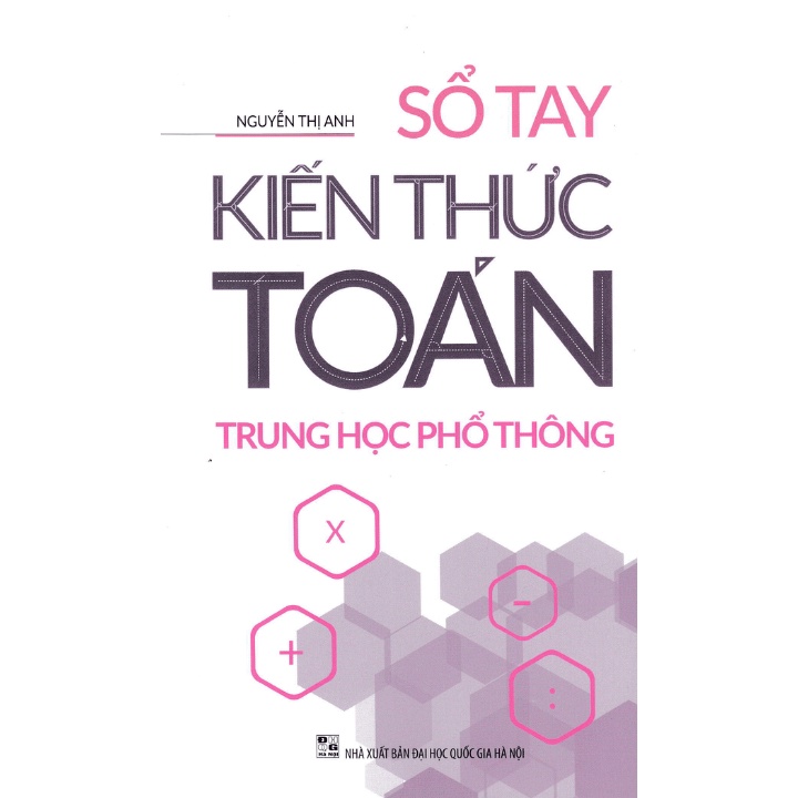 Sách - Sổ Tay Kiến Thức Toán Trung Học Phổ Thông