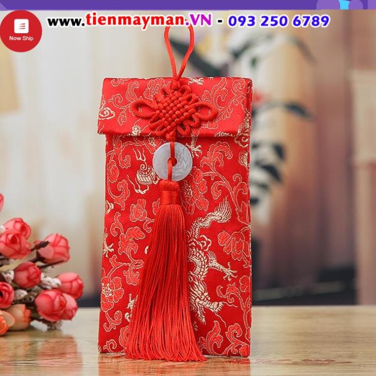 SẴN HÀNG Bao Lì Xì Vải Gấm Cao Cấp Tết 2024