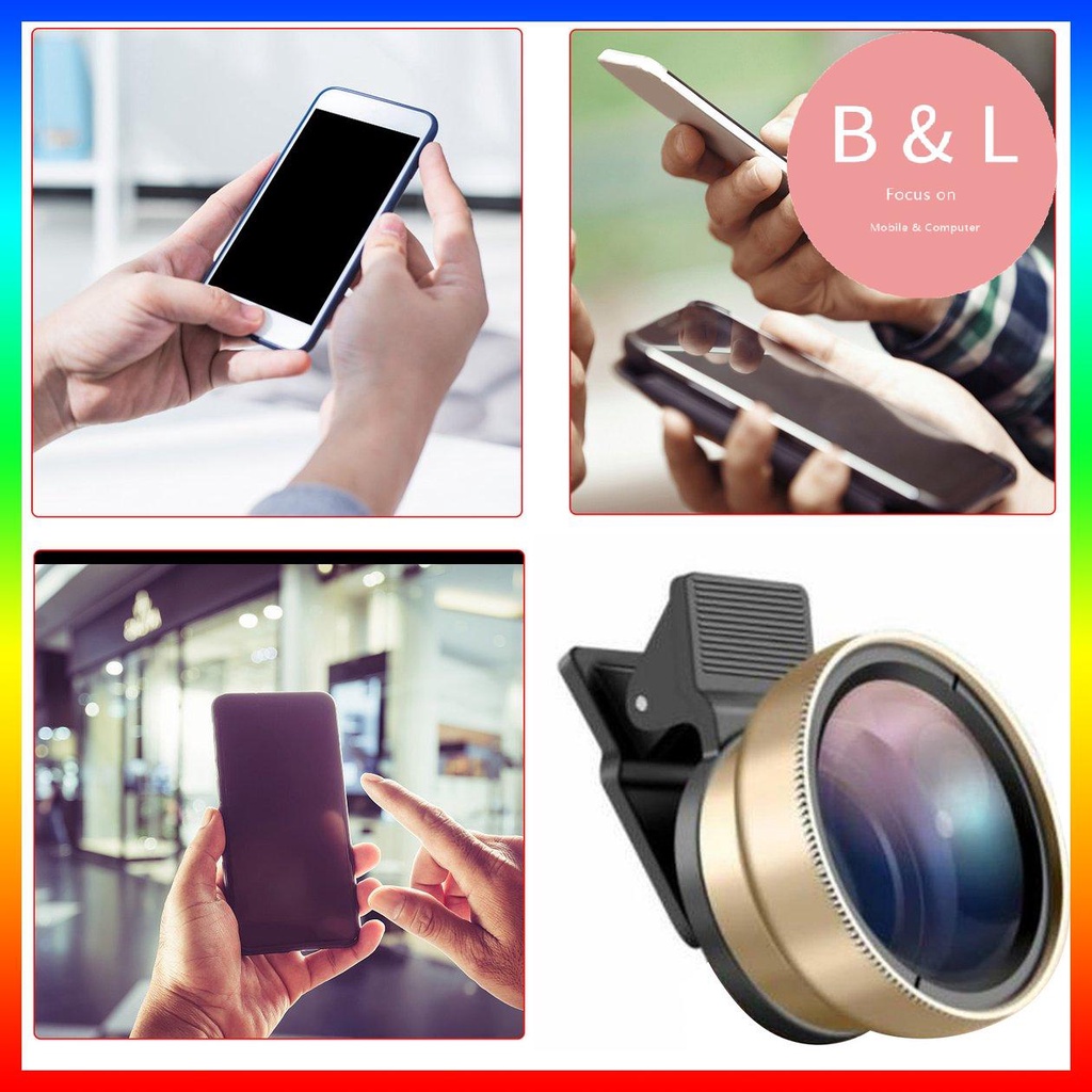 Ống Kính Góc Rộng 0.45x 49uv Cho Điện Thoại