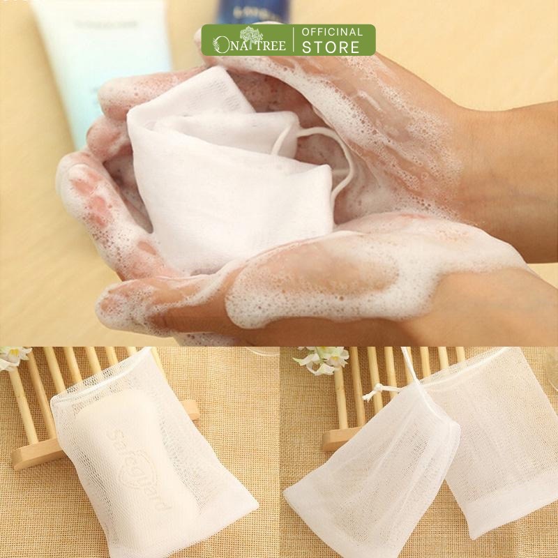Quà Tặng Túi Lưới Tạo Bọt Xà Bông OnaTree Mềm Mịn