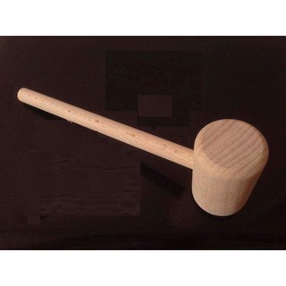 Búa gỗ mộc an toàn cho trẻ rèn luyện các kỹ năng tập trung, chính xác, kéo léo - Búa dài 19cm