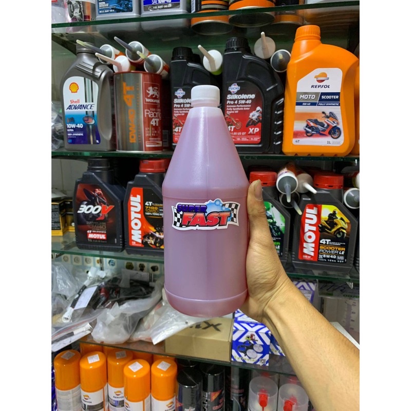 Combo Nước Rửa Đa Năng Super Fast,Chổi Vệ Sinh 23cm Tẩy Máy