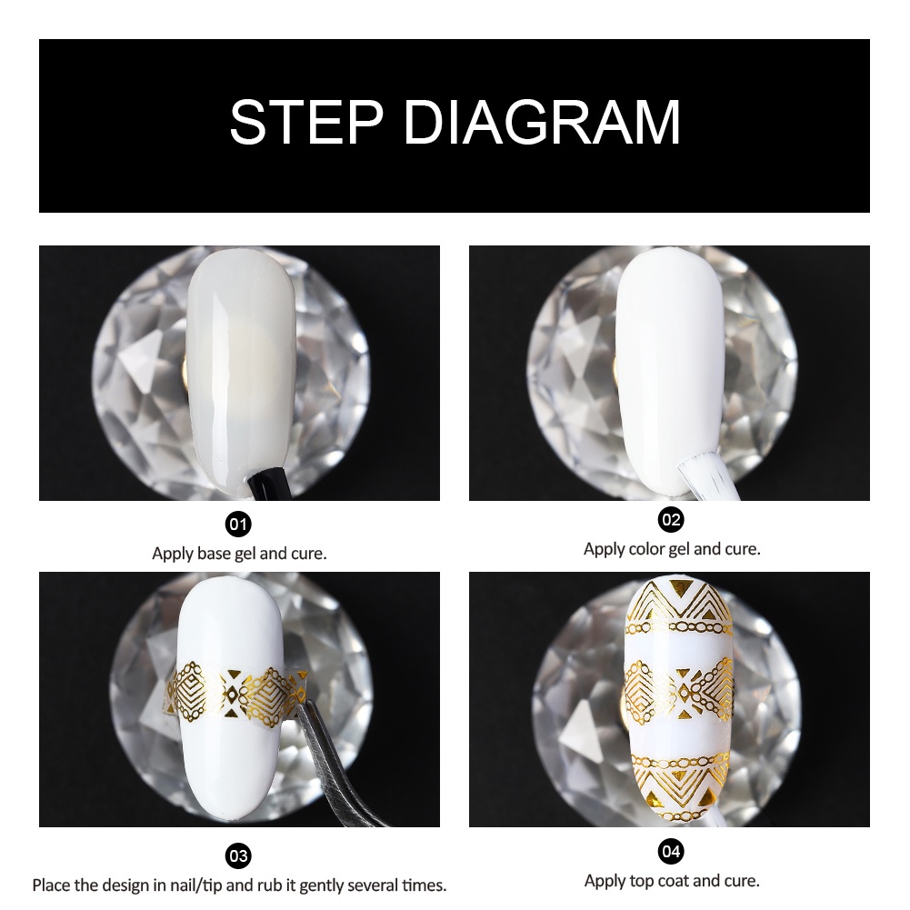 1 Miếng Dán Trang Trí Móng Tay Hình Bướm/Bướm Nhiều Màu Sắc