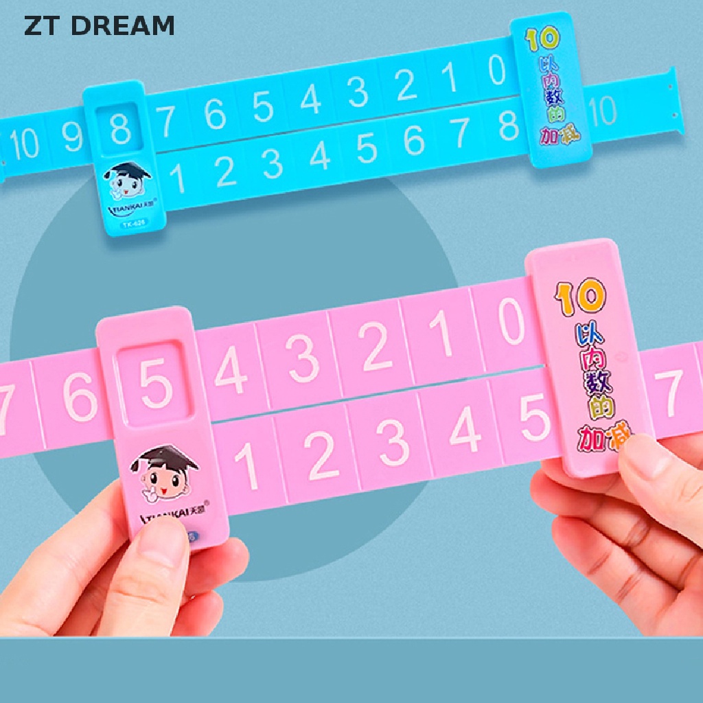 ZTD Kids Preschool Math Learning Number Matching Toy Digital Decomposition Ruler 07