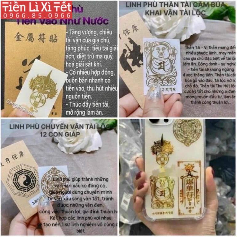 [Uy Tín] COMBO 4 LINH PHÙ vật phẩm chiêu tài lộc