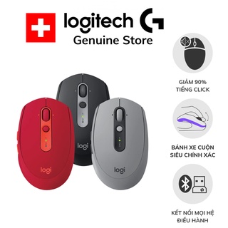Chuột không dây Logitech M590 giảm 90% tiếng ồn, Logitech M650 cuộn siêu chính xác, thiết kế sang trọng, pin 24 tháng