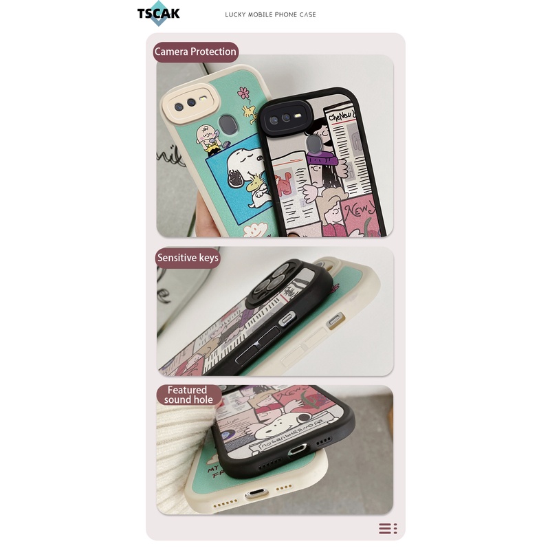Ốp Điện Thoại Tpu Mềm Bảo Vệ Camera Chống Sốc Sang Trọng Cho OPPO A35 A12 A12e A7 AX7 A5S AX5S AX5 A3S