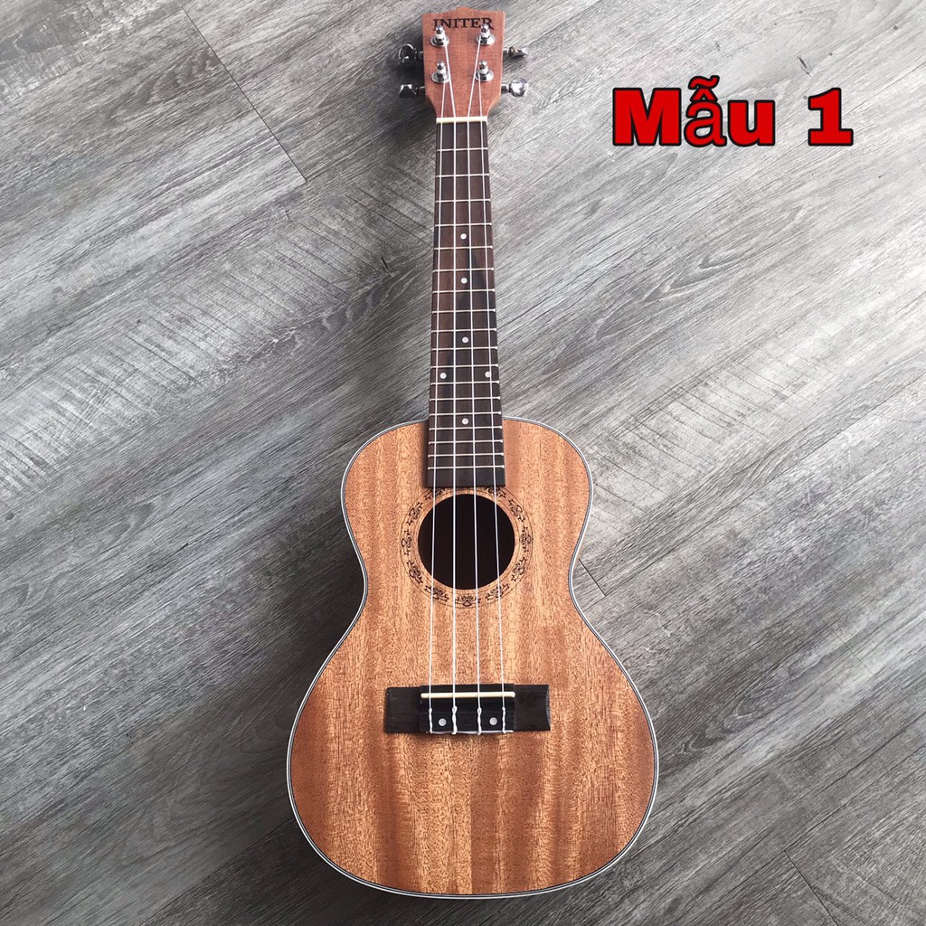 [ Giá hủy diệt] Đàn ukulele concert 62cm - Đàn cao cấp gỗ mahogany 3 lớp - Khóa đúc không rỉ - Tặng phụ kiện