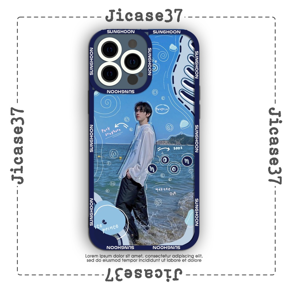 Ốp lưng iphone cạnh vuông Jicase Sunghoon Enhypen kpop 6plus/6s/6splus/7/7plus/8/8plus/x/xs/11/12/pro/max/plus/promax