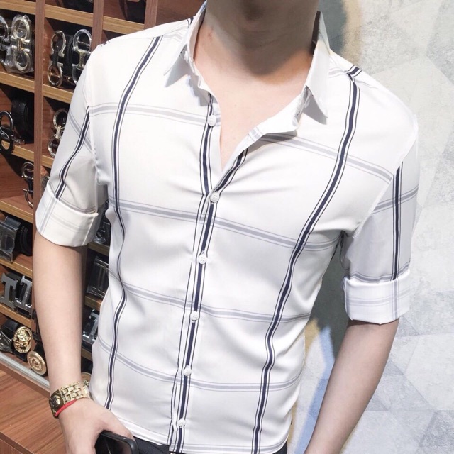 ÁO SƠ MI SỌC NAM DÀI TAY CAO CẤP