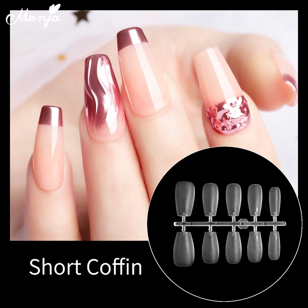 Hộp 100 Móng Tay Giả Toàn Diện Siêu Mỏng Cho Nữ