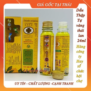 Dầu thảo dược thái lan thập tự vàng 24 ml mua 6 tặng 2 chai nhỏ