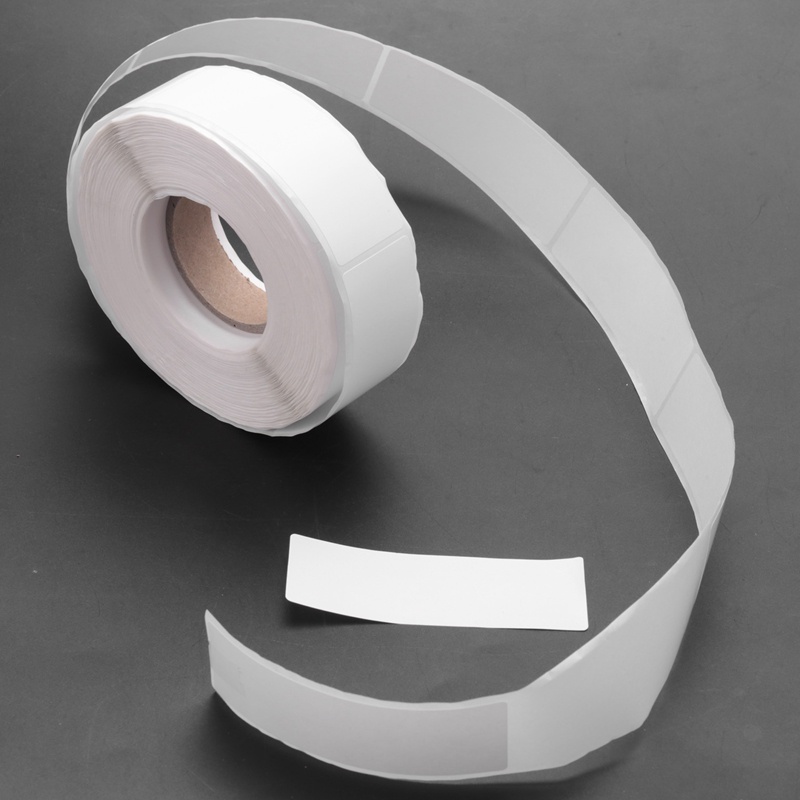 Nhãn tủ đông có thể tháo rời 1 x 3 Inch Nhãn dán bảo quản thực phẩm Tủ lạnh Tủ đông Giấy nhãn ( Trắng trắng)