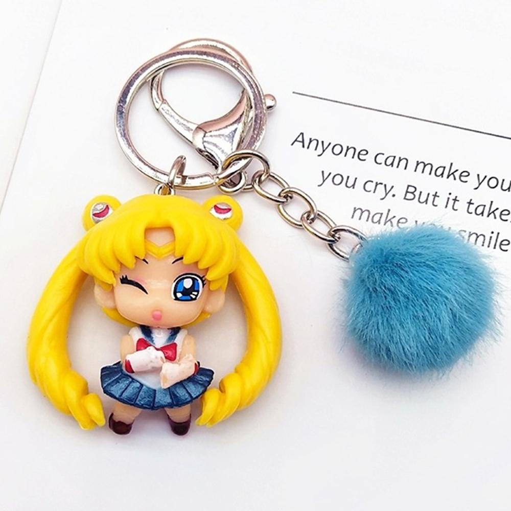 Móc Khóa Hình Thủy Thủ Mặt Trăng Dễ Thương Sailor Moon