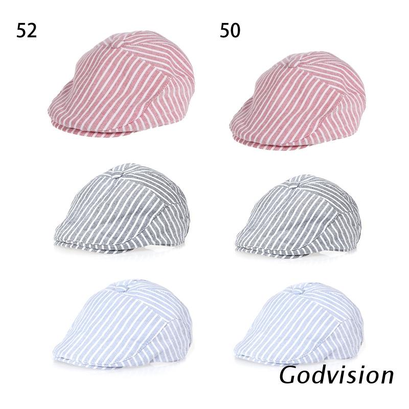 Mũ Beret Cotton Lanh Màu Sắc Đơn Giản Cho Bé 0-6 Tuổi